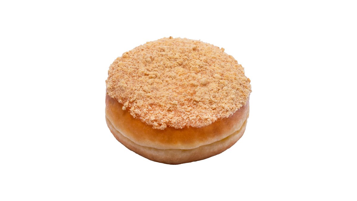 Nutella Crunch – filled with Nutella, glazed with Nutella, biscuit crumbles