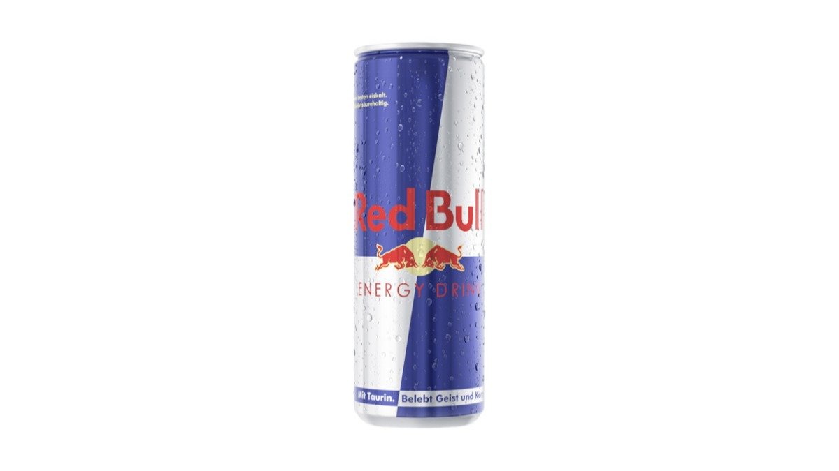 Red Bull Energy Drink Can 0.33l – Contains caffeine 32.0mg/100ml