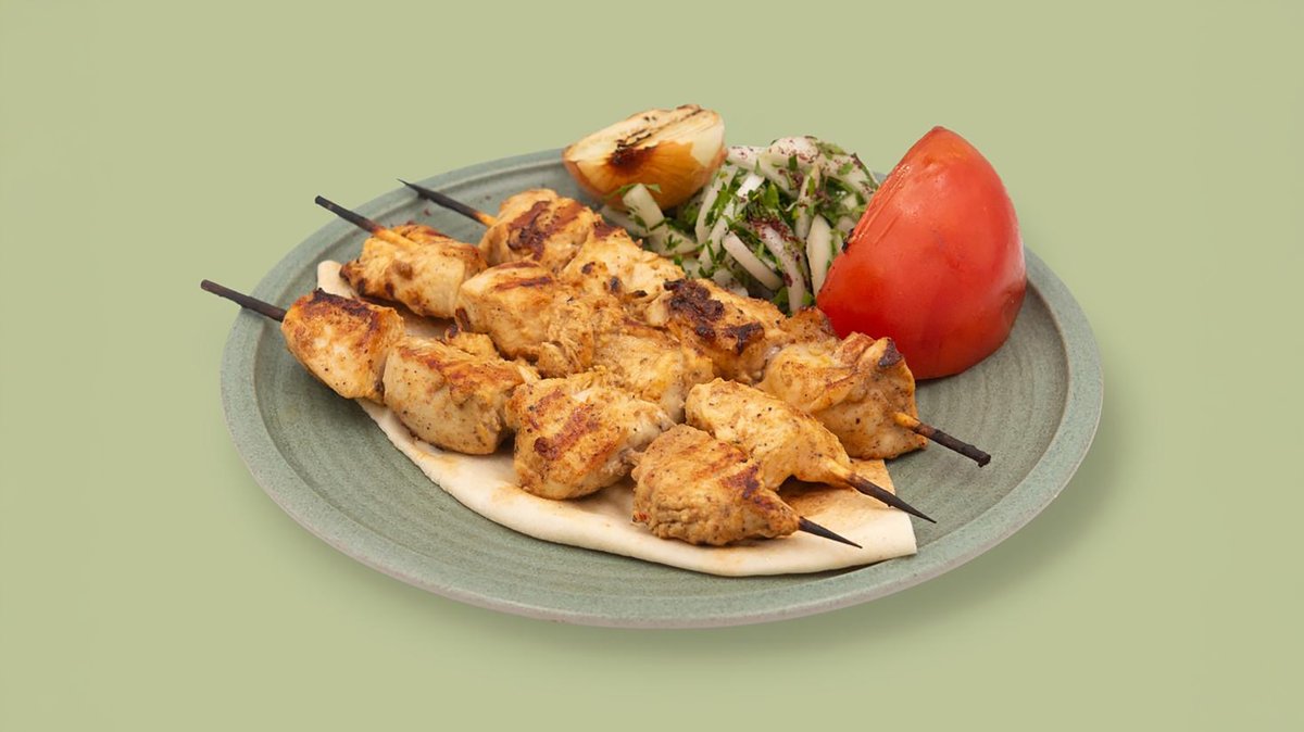 Shish Tawouk – Marinated chicken breast skewers
