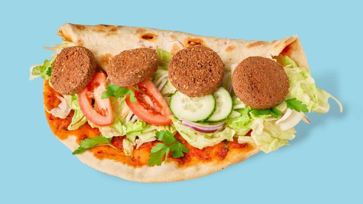 Lahmacun Falafel – with four falafel