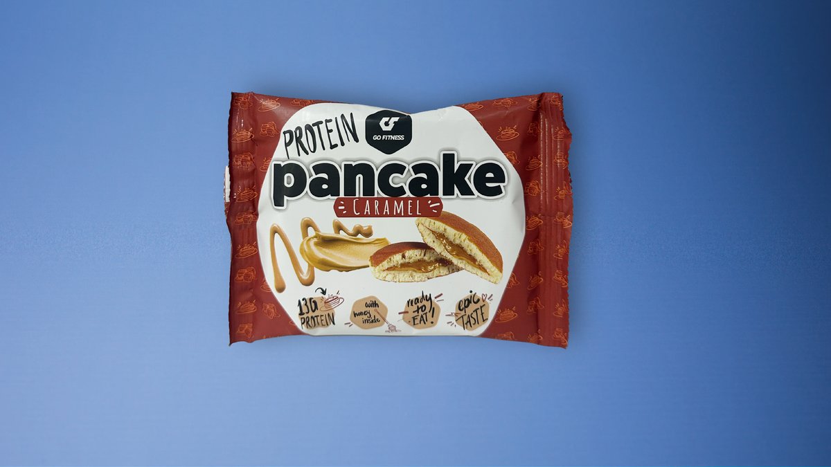 Caramel Pancakes – High protein mini pancakes with caramel filling and 13gr. pr...