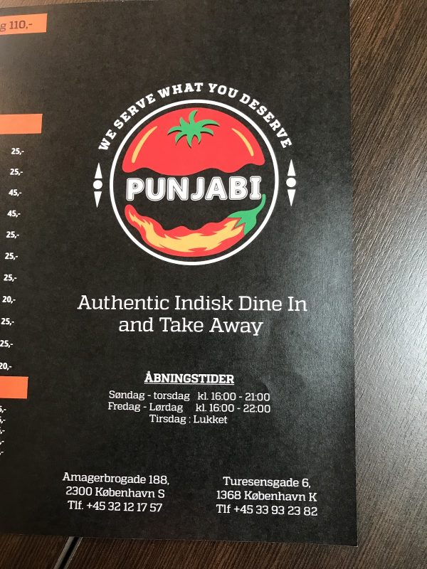 Punjabi Restaurant Amager