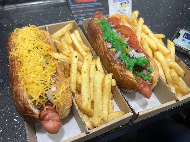 Blue Monkey Hot Dog