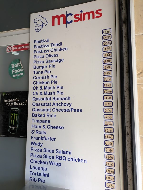 Mc Sims Pastizzeria Birżebbuġa